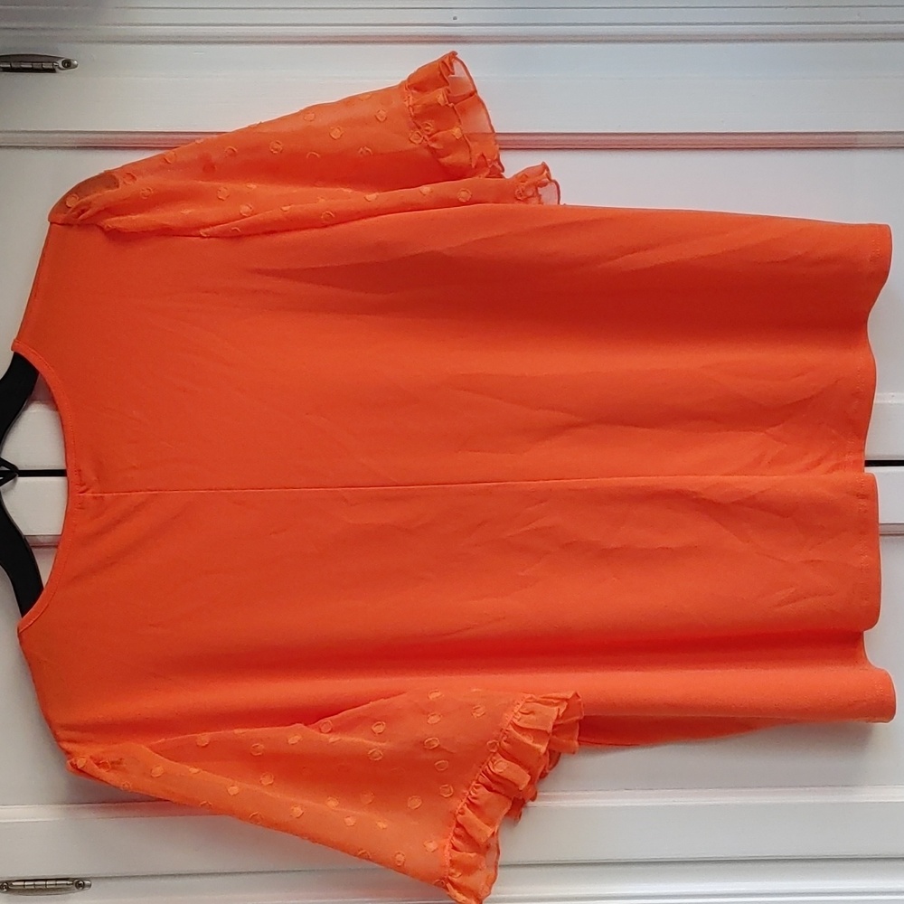 Cato In Bloom Golden Poppy Top Size L - Picture 3 of 7
